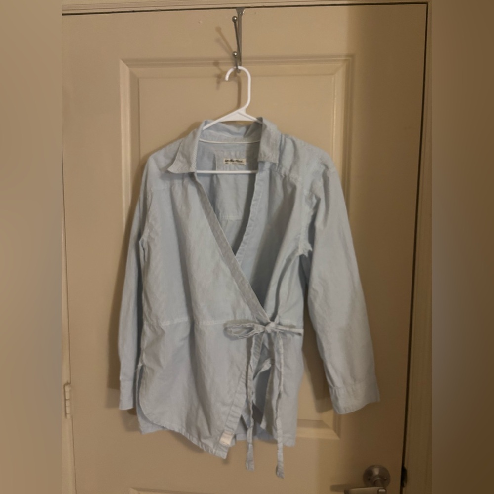 We The Free Stripes Wrap Jacket
